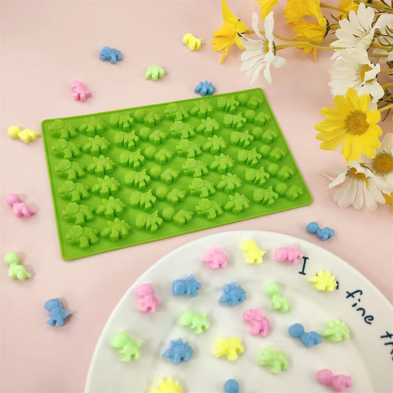 48-Cavity Dinosaur Silicone Mold
48-Cavity Dinosaur Silicone Mold