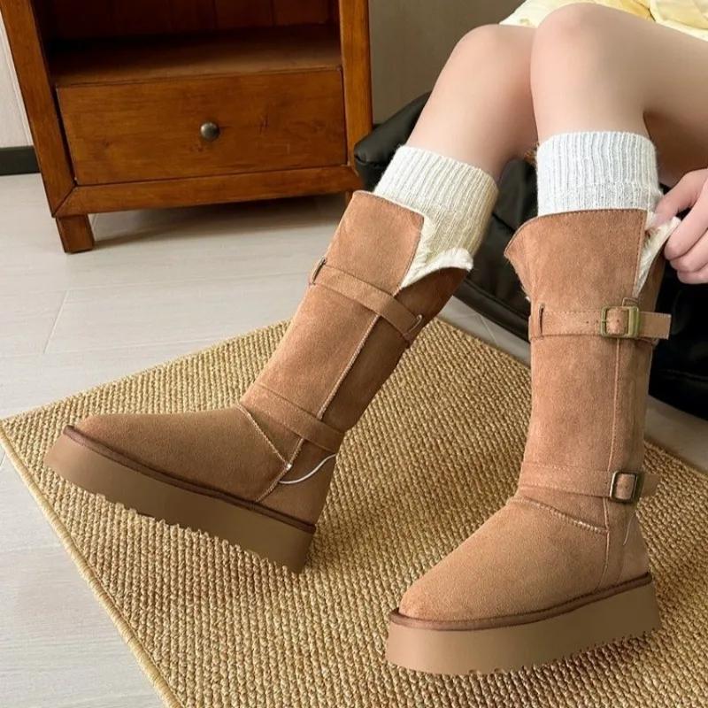 Зимние сапоги на плоской подошве с круглым носком, женские туфли со скидкой 2024 года, высококачественные сапоги на среднем каблуке с пряжкой 40 малиновый
Зимние сапоги на плоской подошве с круглым носком, женские туфли со скидкой 2024 года, высококачественные сапоги на среднем каблуке с пряжкой 40 малиновый