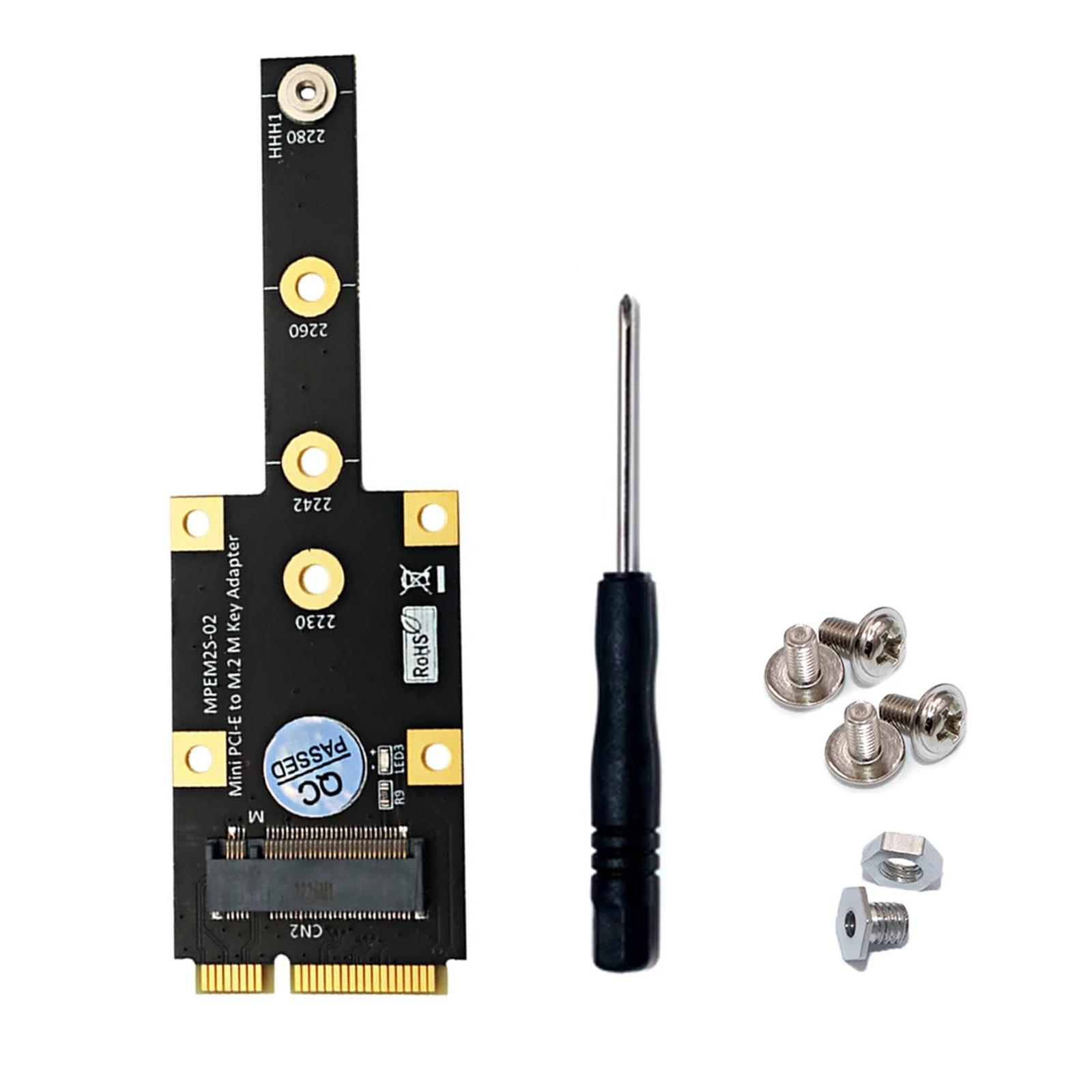 Адаптер Mini PCIE к NVME SSD Mini PCIExpress к M.2 M, конвертер ключей, плата расширения, плата расширения для 2230 2242 2260 2280
Адаптер Mini PCIE к NVME SSD Mini PCIExpress к M.2 M, конвертер ключей, плата расширения, плата расширения для 2230 2242 2260 2280