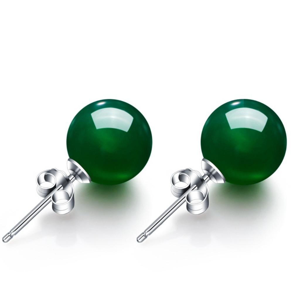 Elegant Synthetic Green Chrysoprase Stud Earrings Silver Red Agate Crystal Jewelry for Women
Elegant Synthetic Green Chrysoprase Stud Earrings Silver Red Agate Crystal Jewelry for Women