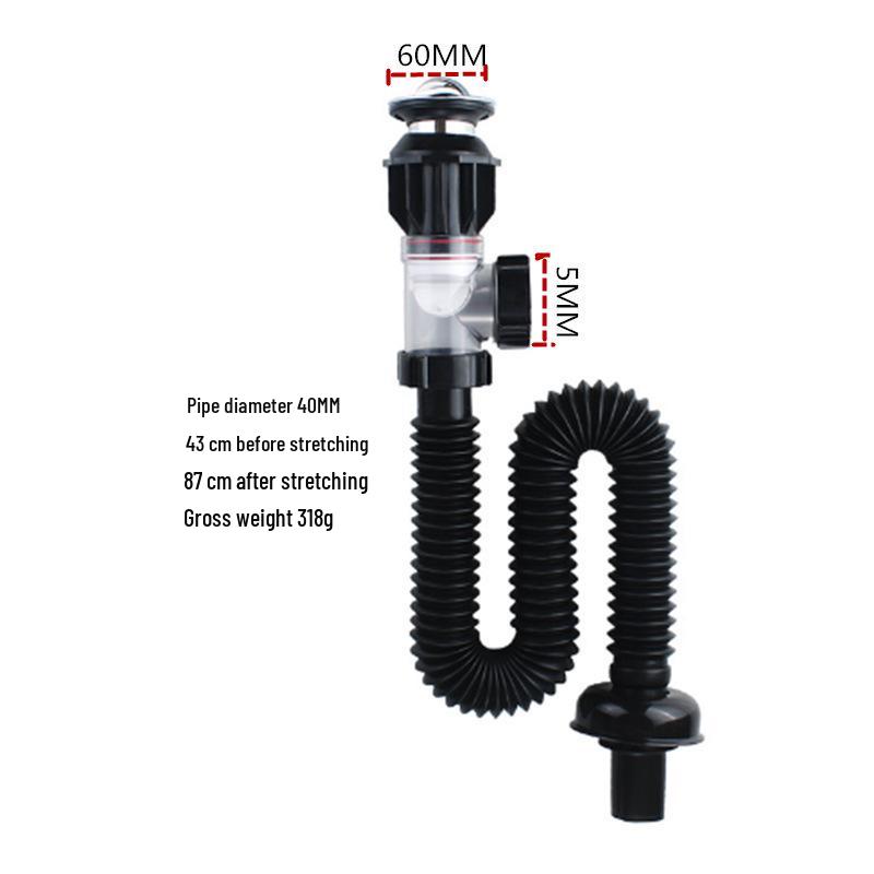 Universal Odor-Stop Sink Drain and Drainer
Universal Odor-Stop Sink Drain and Drainer