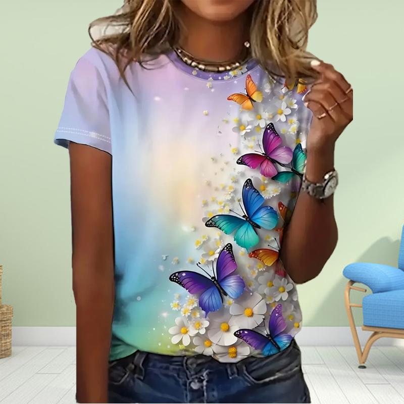Fashion WomenBailing Bird Butterfly Print T Shirt Funny Casual O-neck Short Sleeves T-shirt Summer Female Tee Shirt 8XL сірий
Fashion WomenBailing Bird Butterfly Print T Shirt Funny Casual O-neck Short Sleeves T-shirt Summer Female Tee Shirt 8XL сірий