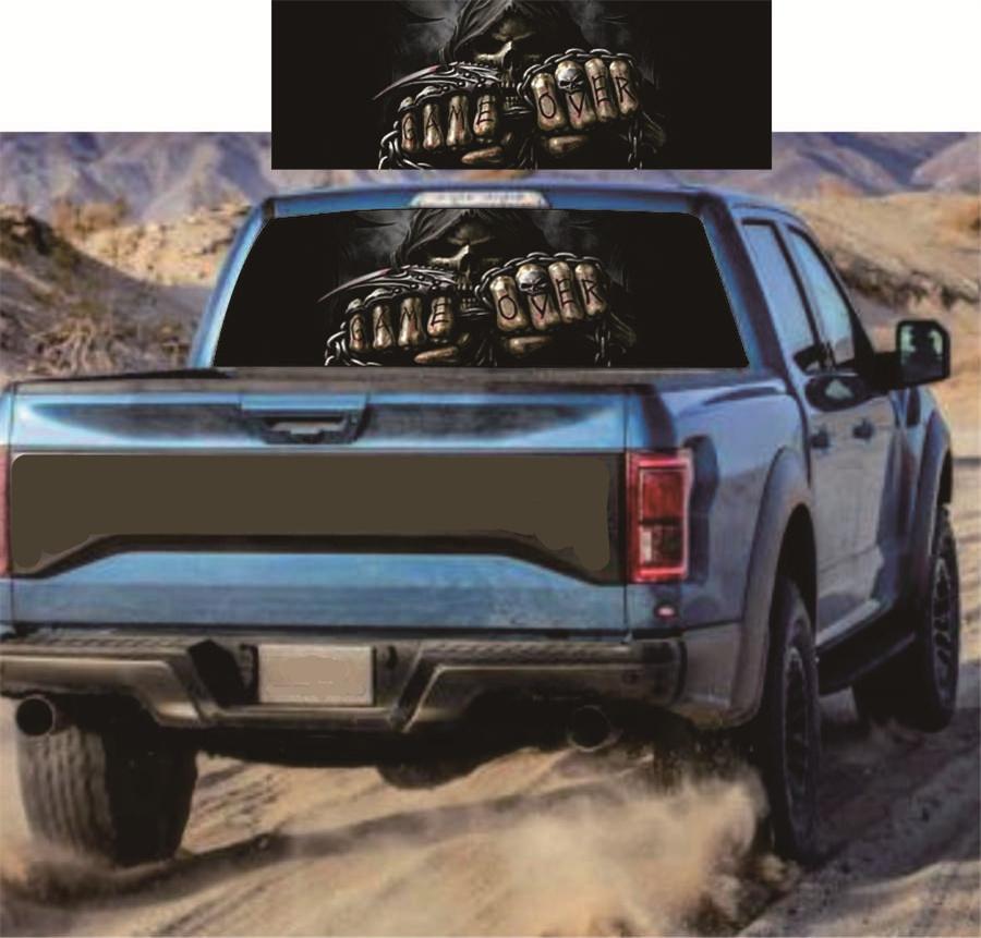 Rear Window Skull Cool Sticker Rear Window Sticker for Truck for SUV for Jeep (22 x65 Large)
Rear Window Skull Cool Sticker Rear Window Sticker for Truck for SUV for Jeep (22 x65 Large)