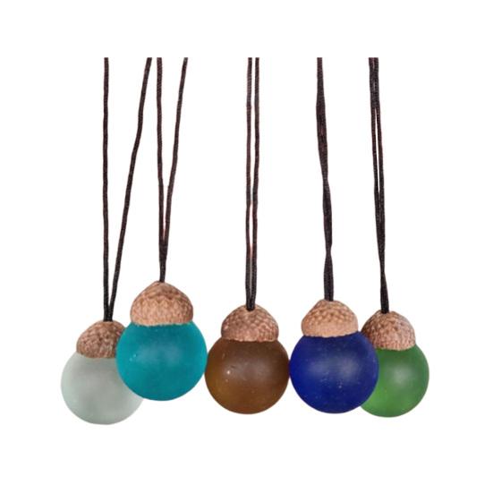 5Pcs Acorn Pendant Sea Glass Handmade Ornament with Natural Acorn Caps Small Nature Hanging
5Pcs Acorn Pendant Sea Glass Handmade Ornament with Natural Acorn Caps Small Nature Hanging