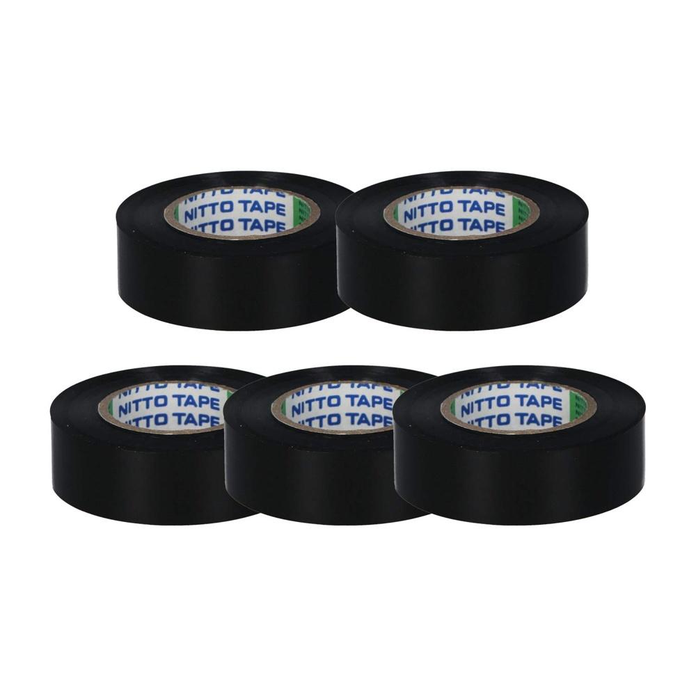 Nitoms PROSELF Vinyl Tape No.21 Binding Repair Reinforcement Colored Width 19mm x Length 10m Thickness 0.2mm 5 roll pack Black J2537
Nitoms PROSELF Vinyl Tape No.21 Binding Repair Reinforcement Colored Width 19mm x Length 10m Thickness 0.2mm 5 roll pack Black J2537