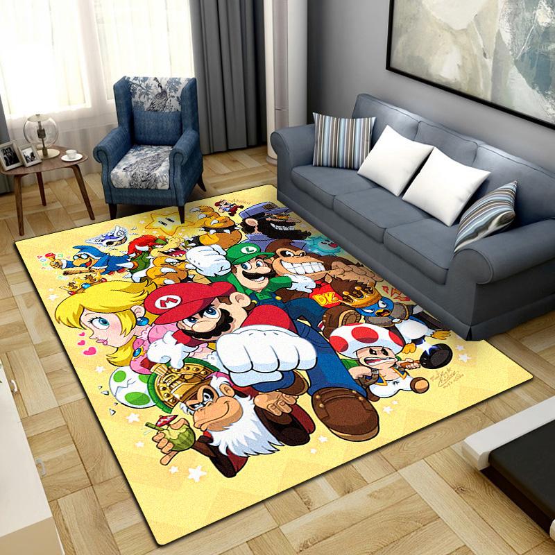 Super Mario Print Carpet Large Area Rug Non Slip Washable Floor Mat Bedroom Home Decor 91 60x90cm
Super Mario Print Carpet Large Area Rug Non Slip Washable Floor Mat Bedroom Home Decor 91 60x90cm