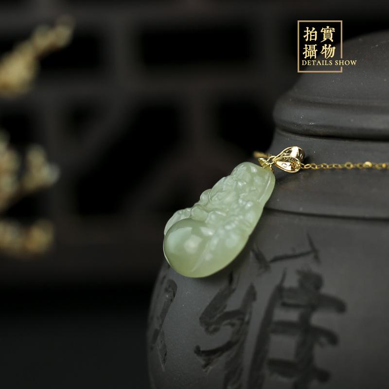 18-каратное золото Хотан нефритовый сапфир Будда мужской кулон женский AU750 с инкрустацией натуральной улыбкой большого живота Майтрейя Нефритовый Будда
18-каратное золото Хотан нефритовый сапфир Будда мужской кулон женский AU750 с инкрустацией натуральной улыбкой большого живота Майтрейя Нефритовый Будда