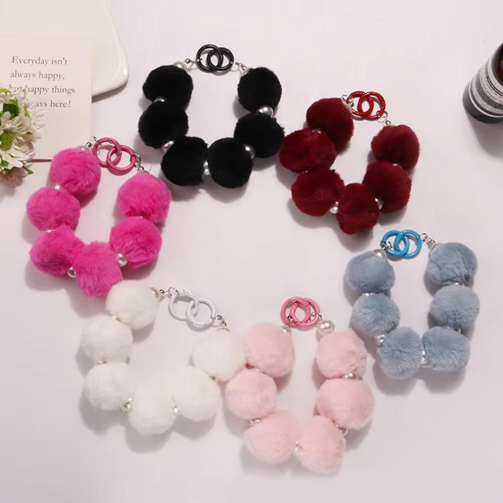 With Imitate Pearl Fur Balls Pendant Colorful Mobile Phone Chain Cute Hanging Rope сірий
With Imitate Pearl Fur Balls Pendant Colorful Mobile Phone Chain Cute Hanging Rope сірий