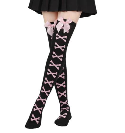 1 Pair Japanese Bow Y2K Lolita Thigh-High Socks Women Leg-Slimming Non-Slip Anime Expo/Lolita Tea Party/Jk Meetup One Size
1 Pair Japanese Bow Y2K Lolita Thigh-High Socks Women Leg-Slimming Non-Slip Anime Expo/Lolita Tea Party/Jk Meetup One Size