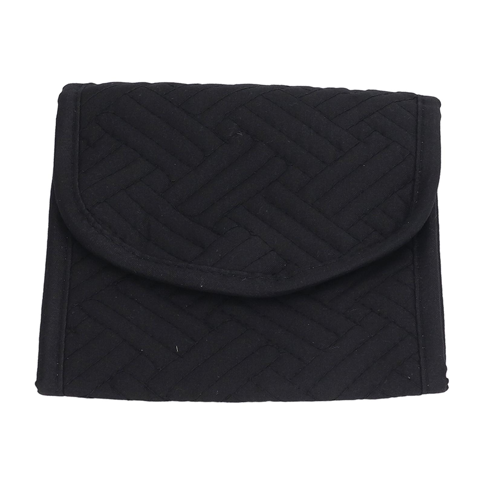 Travel Jewelry Organizer Outdoor Foldable Pouch Case Bag for Necklace Earrings Rings S Black
Travel Jewelry Organizer Outdoor Foldable Pouch Case Bag for Necklace Earrings Rings S Black