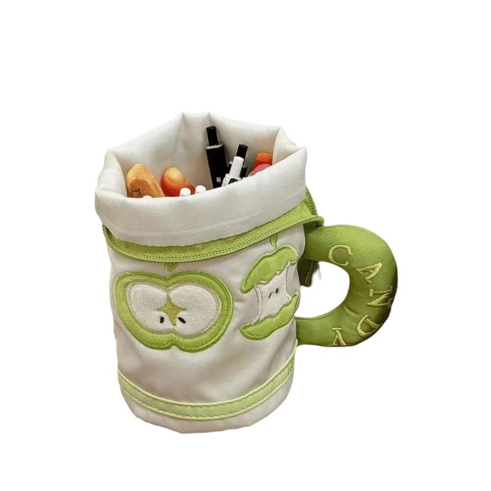 Water Cup Shape Handheld Pen Container Desktop Storage Cloth Pencil Pouch School зелёный
Water Cup Shape Handheld Pen Container Desktop Storage Cloth Pencil Pouch School зелёный