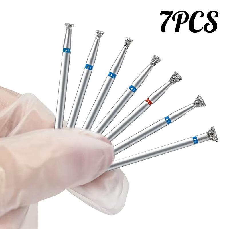 7-Piece Diamond Nail Filing Bits Kit for Manicure Pedicure, Three-Pronged Electric Nail Removal Tool
7-Piece Diamond Nail Filing Bits Kit for Manicure Pedicure, Three-Pronged Electric Nail Removal Tool