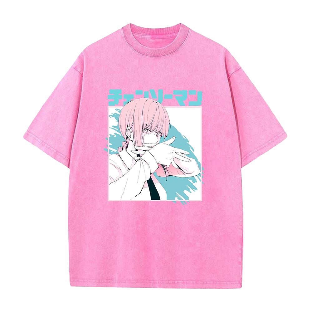 Anime Chainsaw Man Makima Printed T Shirt Men Women Manga Tshirts Pllus Size Tshirts Harajuku Prevalent Washed Cotton Tee S
Anime Chainsaw Man Makima Printed T Shirt Men Women Manga Tshirts Pllus Size Tshirts Harajuku Prevalent Washed Cotton Tee S