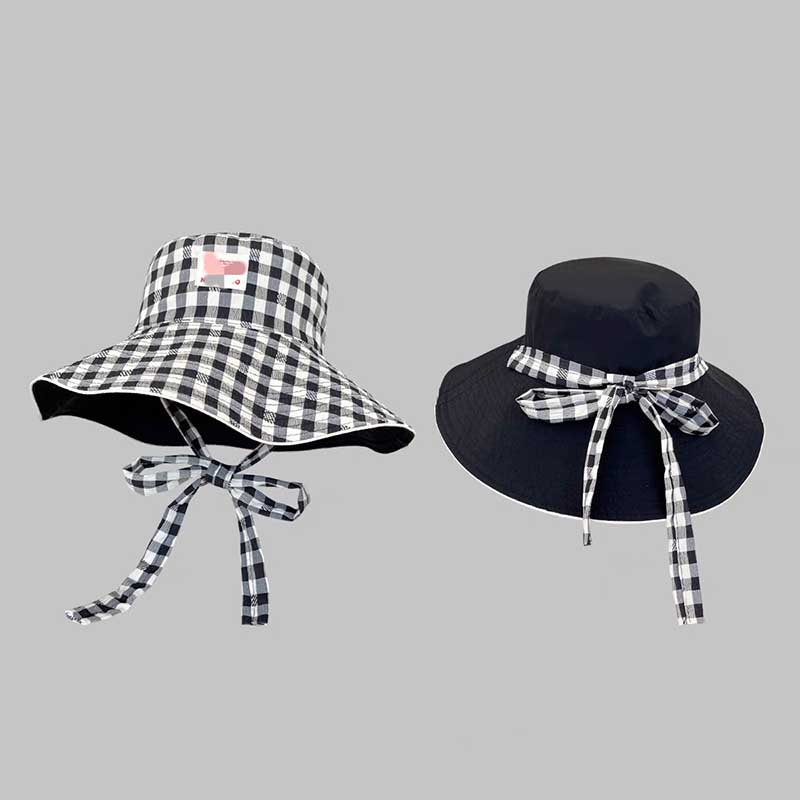 Candy Color Plaid Bucket Hat for Women Y2K Bow Double Sided Wear Fisherman Hat Summer Anti-UV Protection Panama Sun Hats
Candy Color Plaid Bucket Hat for Women Y2K Bow Double Sided Wear Fisherman Hat Summer Anti-UV Protection Panama Sun Hats