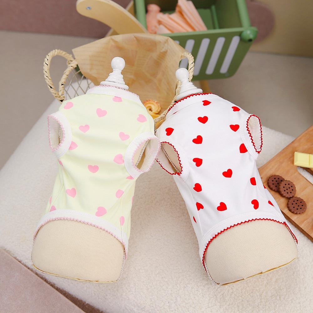 Thin Heart Pattern Pet Vest Cute Pet Clothes Creative Dog Sweatshirt Spring Summer L жовтий
Thin Heart Pattern Pet Vest Cute Pet Clothes Creative Dog Sweatshirt Spring Summer L жовтий