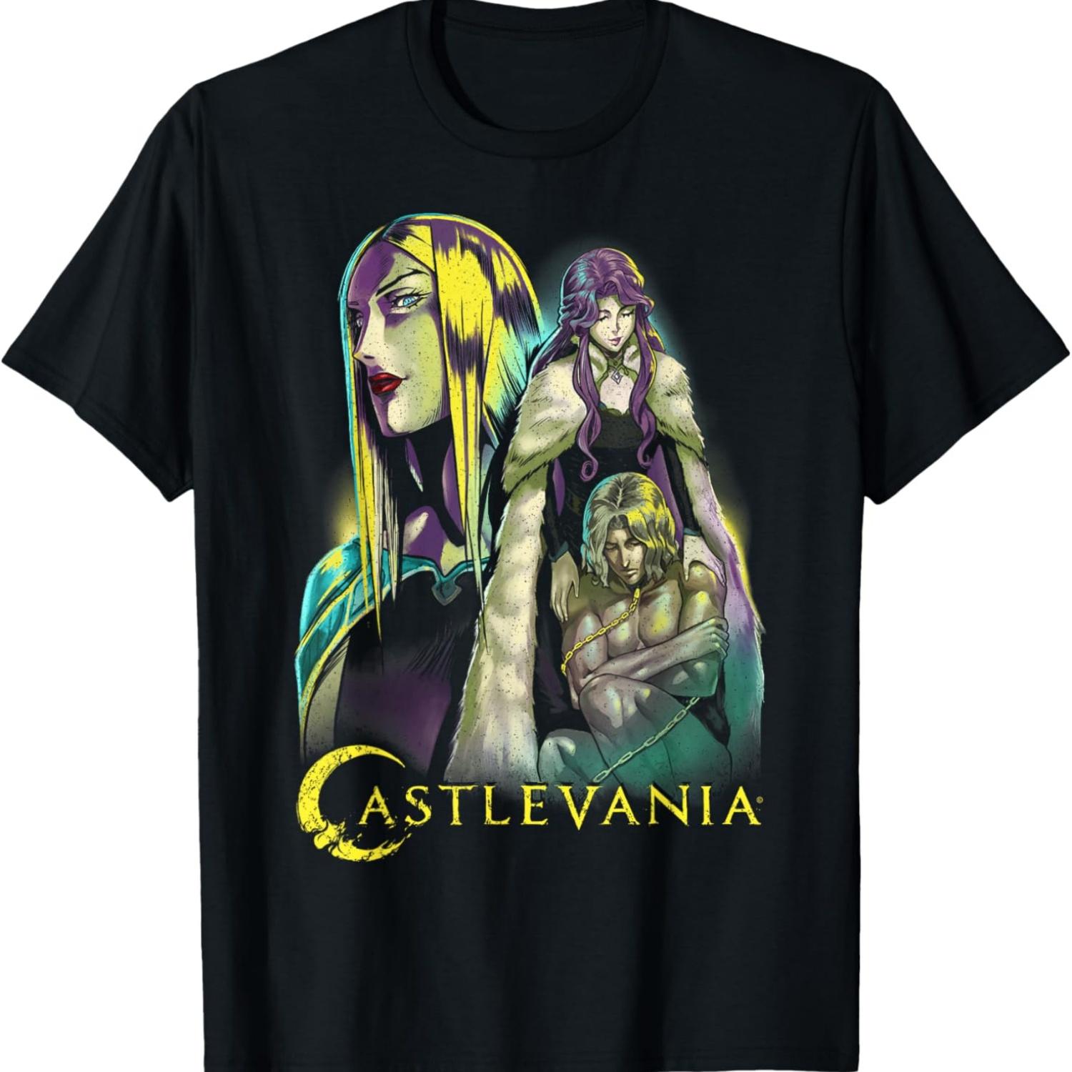 Неоновая футболка с групповым фото Castlevania XXXXXL чёрный
Неоновая футболка с групповым фото Castlevania XXXXXL чёрный