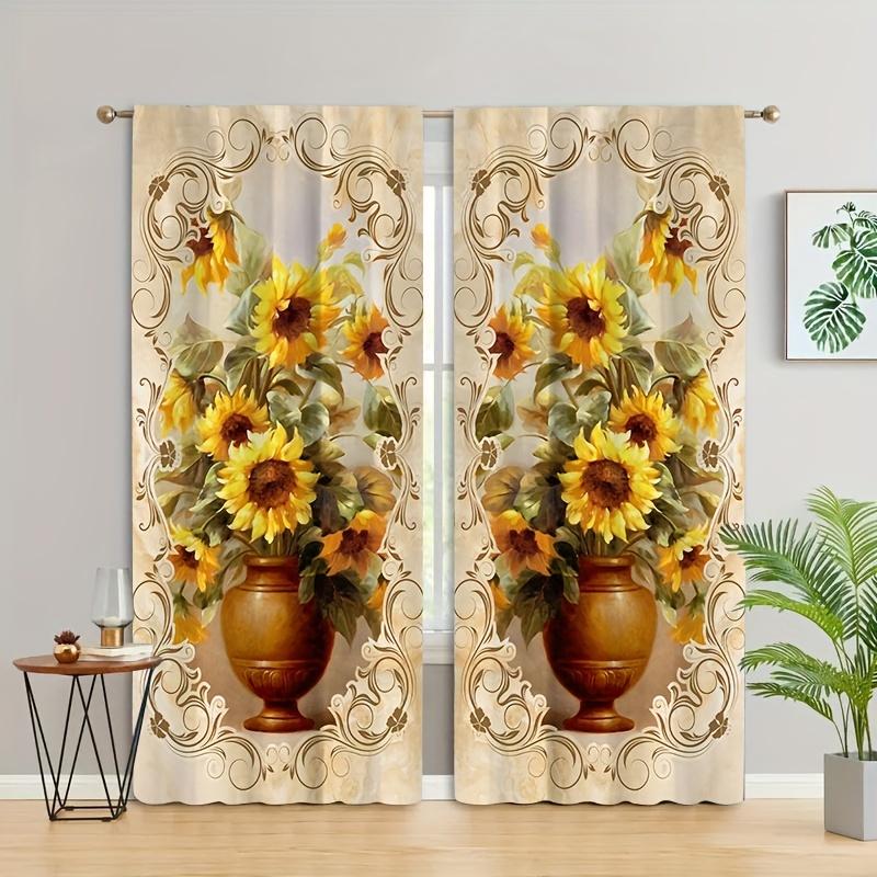 2 шт. Винтажные шторы в пасторальном стиле с цветочным принтом и бабочками, декор для карманов на штанге, светофильтрующие шторы для кухни, гостиной 2x50W100H(CM)&hook
2 шт. Винтажные шторы в пасторальном стиле с цветочным принтом и бабочками, декор для карманов на штанге, светофильтрующие шторы для кухни, гостиной 2x50W100H(CM)&hook