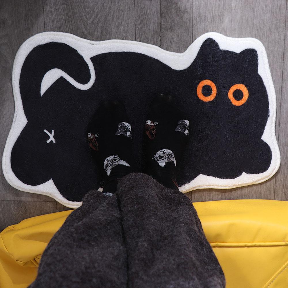 Absorbent Cat Shaped Floor Mat Non-Slip Floor Rugs Home Decoration Floor Carpet Bathroom чорний
Absorbent Cat Shaped Floor Mat Non-Slip Floor Rugs Home Decoration Floor Carpet Bathroom чорний