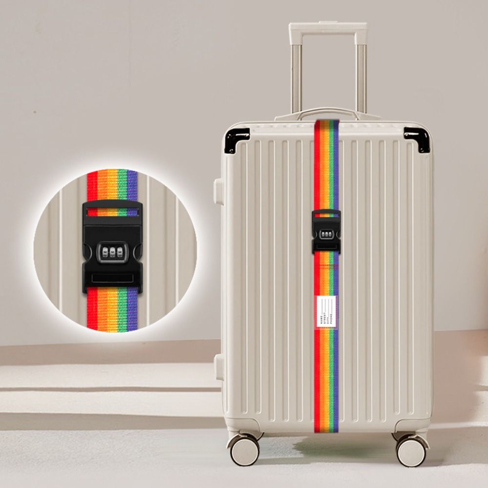 Password Lock Luggage Buckle Strap Name Sticker Anti-lost Travel Suitcase Accessories Durable Adjustable Baggage Belts
Password Lock Luggage Buckle Strap Name Sticker Anti-lost Travel Suitcase Accessories Durable Adjustable Baggage Belts