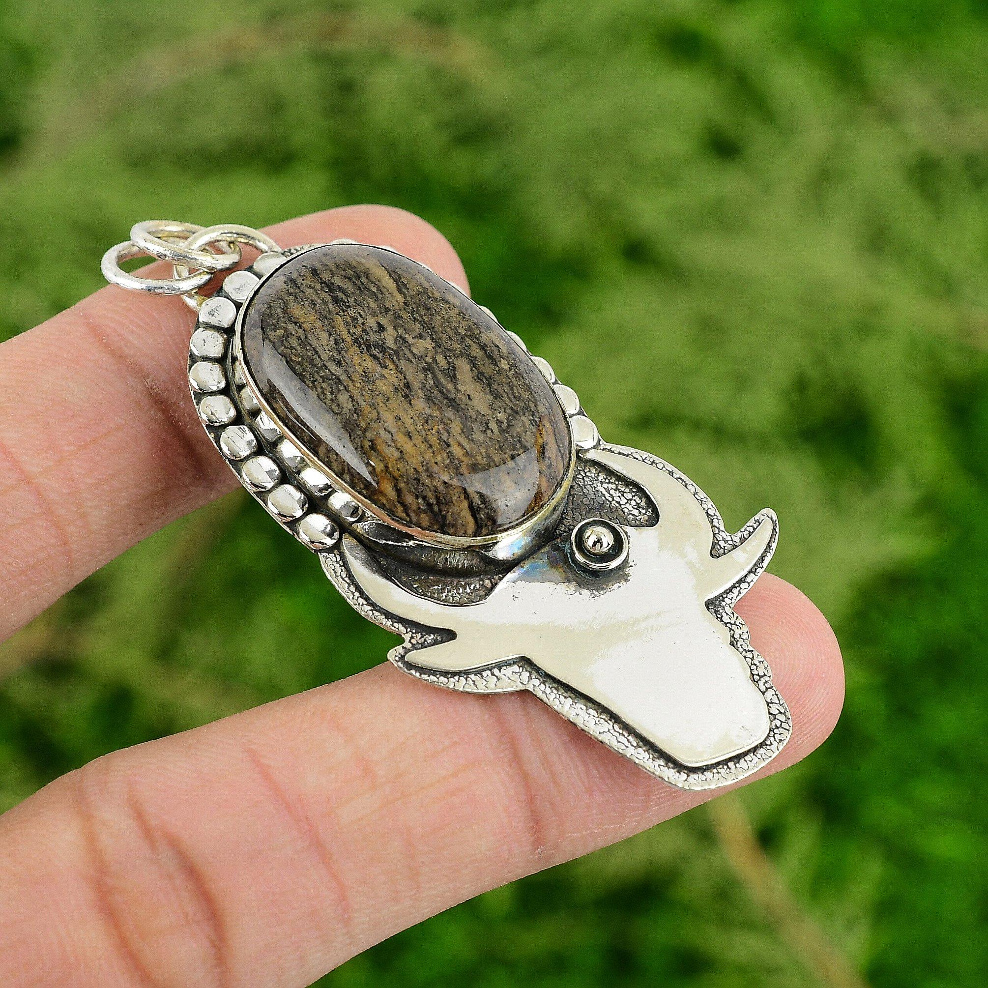 Sterling Silver Honey Dendrite Opal Gemstone Mother Bezel Trendy Wedding Pendant
Sterling Silver Honey Dendrite Opal Gemstone Mother Bezel Trendy Wedding Pendant