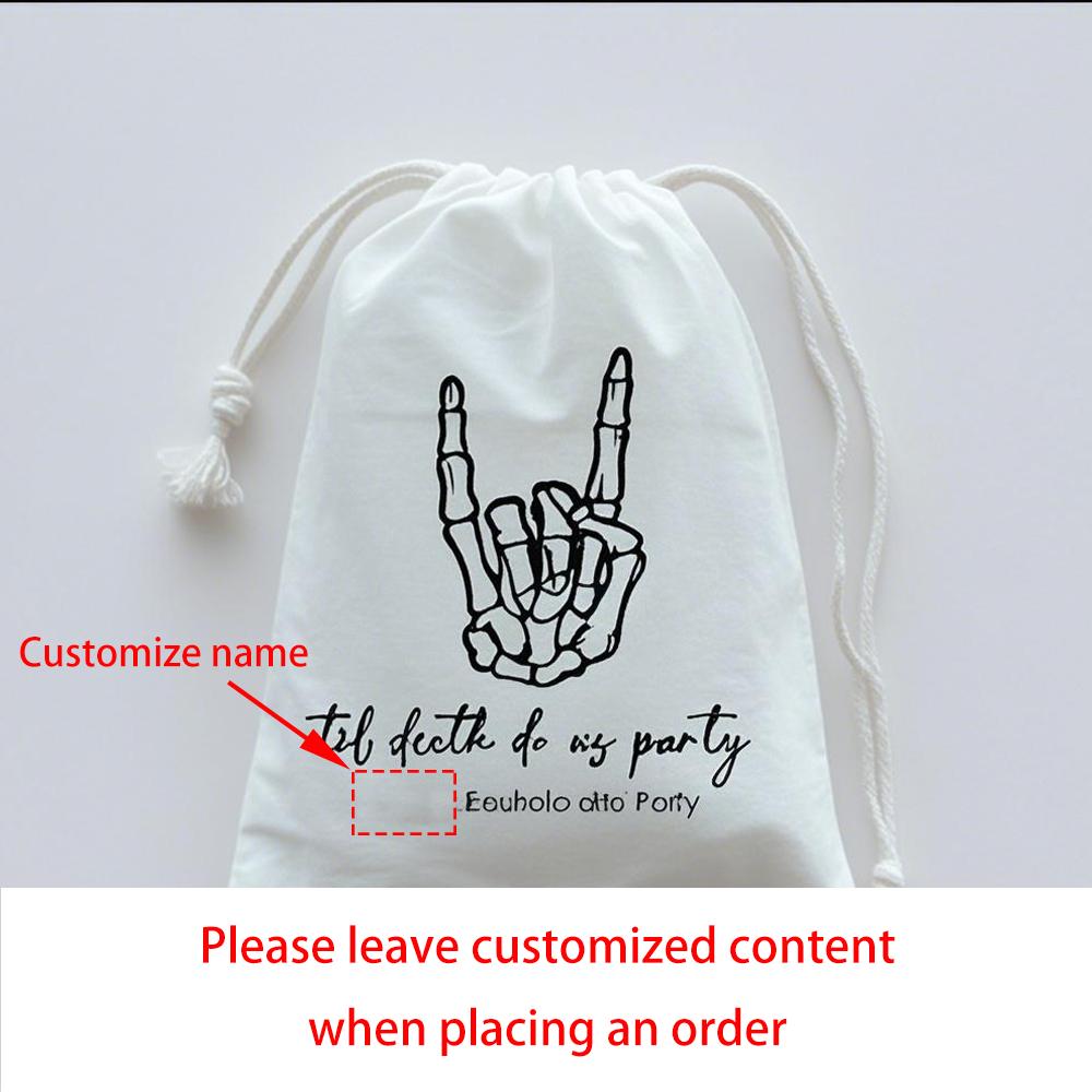 Personalized 5Pcs Til Death Do Us Party-Wedding Skeleton Bag Halloween Bachelorette Party Recovery Kit Bags Hen Party Wedding 13x18cm
Personalized 5Pcs Til Death Do Us Party-Wedding Skeleton Bag Halloween Bachelorette Party Recovery Kit Bags Hen Party Wedding 13x18cm