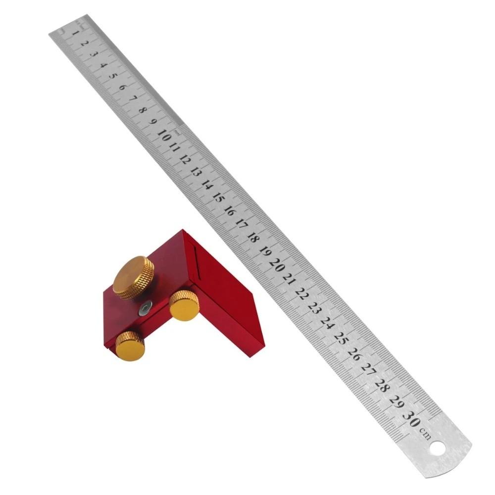 Adjustable Scribing Positioning Block T-Type Scribing Ruler Woodworking Studios Block and Ruler
Adjustable Scribing Positioning Block T-Type Scribing Ruler Woodworking Studios Block and Ruler
