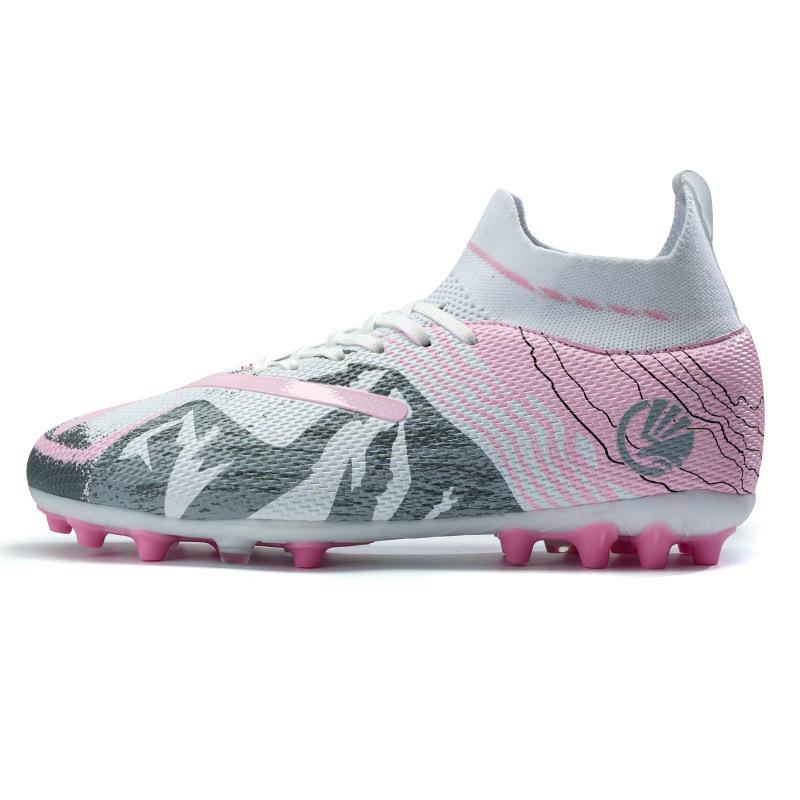 Новые бесшовные футбольные бутсы с высоким верхом, шипы для юношеских AG, детские тренировочные футбольные бутсы для занятий спортом на открытом воздухе 35
Новые бесшовные футбольные бутсы с высоким верхом, шипы для юношеских AG, детские тренировочные футбольные бутсы для занятий спортом на открытом воздухе 35