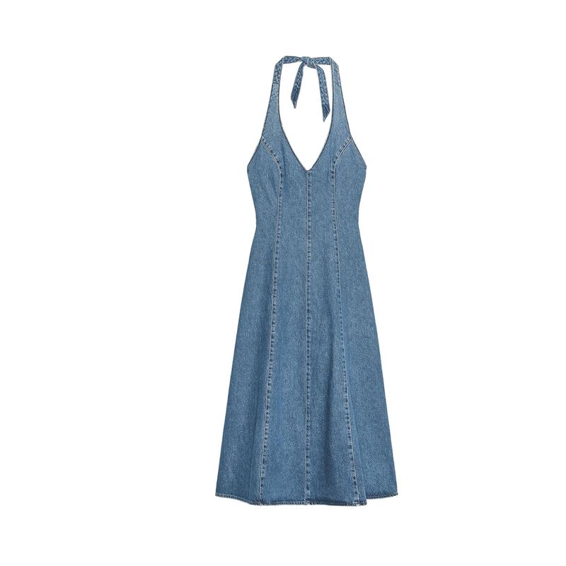 Autumn New Women s Clothing Commute Style Bows Shoelace Hanging Collar Denim Mid-Length Dress 1957281 Blue L
Autumn New Women s Clothing Commute Style Bows Shoelace Hanging Collar Denim Mid-Length Dress 1957281 Blue L