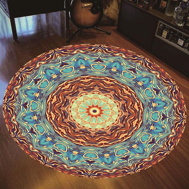 Круглые ковры с рисунком мандалы в стиле богемы для гостиной, спальни, детской игровой площадки, противоскользящие коврики для туалета, ванной, двери, коврики Tapis 40cm
Круглые ковры с рисунком мандалы в стиле богемы для гостиной, спальни, детской игровой площадки, противоскользящие коврики для туалета, ванной, двери, коврики Tapis 40cm
