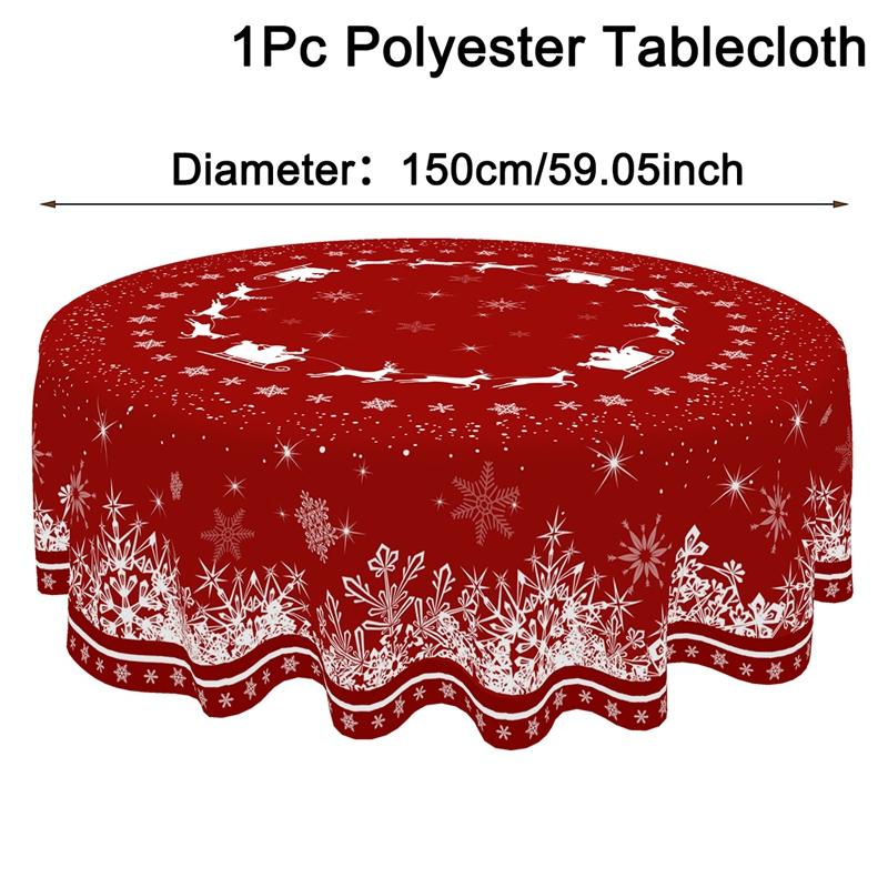 Christmas Elk Snowflakes Tablecloth Christmas Decorations for Home 2026 Xmas Kitchen Dining Table Cover Navidad New Year 2026
Christmas Elk Snowflakes Tablecloth Christmas Decorations for Home 2026 Xmas Kitchen Dining Table Cover Navidad New Year 2026