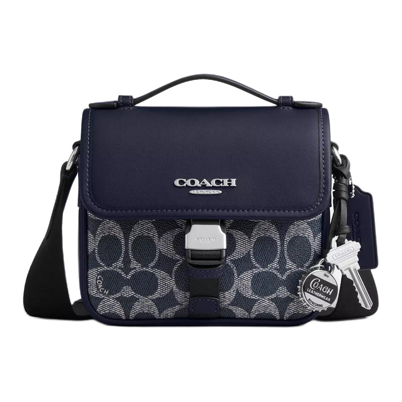 Coach Racer 17 Striped Color Block Coated Canvas And Calfskin Crossbody Bag Small Men crossbody bag Silver CEB25-SVDY7 Basic Set (Bag+Dust Bag)
Coach Racer 17 Striped Color Block Coated Canvas And Calfskin Crossbody Bag Small Men crossbody bag Silver CEB25-SVDY7 Basic Set (Bag+Dust Bag)