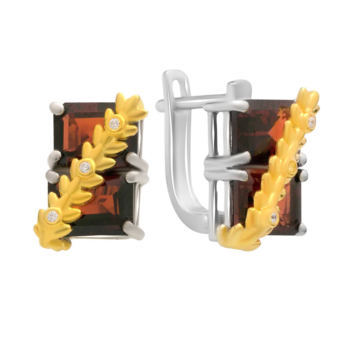 Silver earrings with natural garnet 8.27ct (2195894) темні цукерки apple червоний колір
Silver earrings with natural garnet 8.27ct (2195894) темні цукерки apple червоний колір