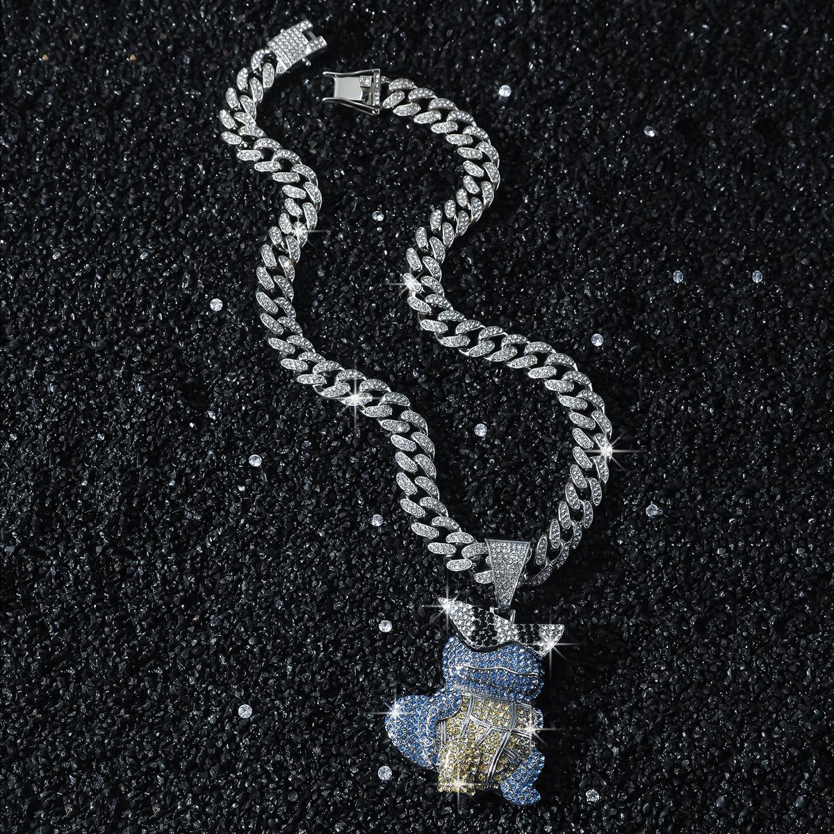 Трехмерная мультяшная черепаха, кубинская цепочка, персонализированное ожерелье с подвеской в европейском и американском стиле хип-хоп
Трехмерная мультяшная черепаха, кубинская цепочка, персонализированное ожерелье с подвеской в европейском и американском стиле хип-хоп