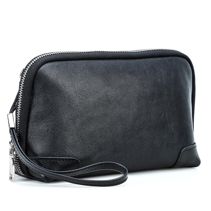 Retro Crazy Horse Leather Bluetooth Earphone & Cable Storage Bag with Wrist Strap чорний
Retro Crazy Horse Leather Bluetooth Earphone & Cable Storage Bag with Wrist Strap чорний