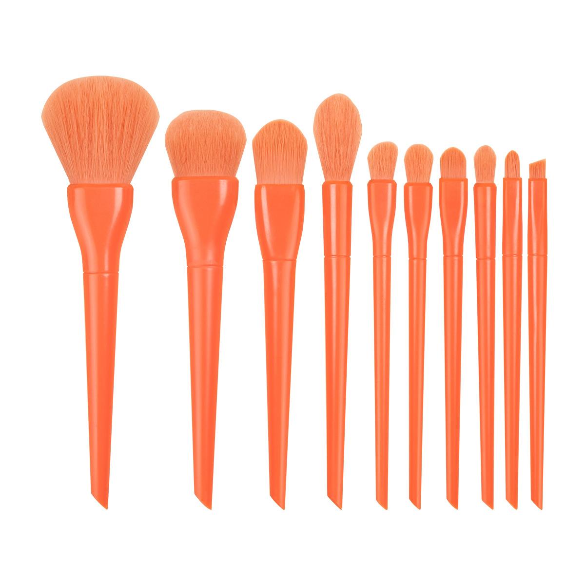 New 10 candy color makeup brushes, set brushes, full set of makeup tools for beginners, school style makeup brushes
New 10 candy color makeup brushes, set brushes, full set of makeup tools for beginners, school style makeup brushes