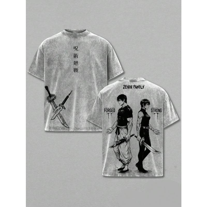 Fushiguro Toji Zenin Maki Print T-shirt Jujutsu Kaisen Anime Clothing Men Cotton Tshirts Vintage Washed Tee Harajuku T Shirt XXL сірий колір
Fushiguro Toji Zenin Maki Print T-shirt Jujutsu Kaisen Anime Clothing Men Cotton Tshirts Vintage Washed Tee Harajuku T Shirt XXL сірий колір