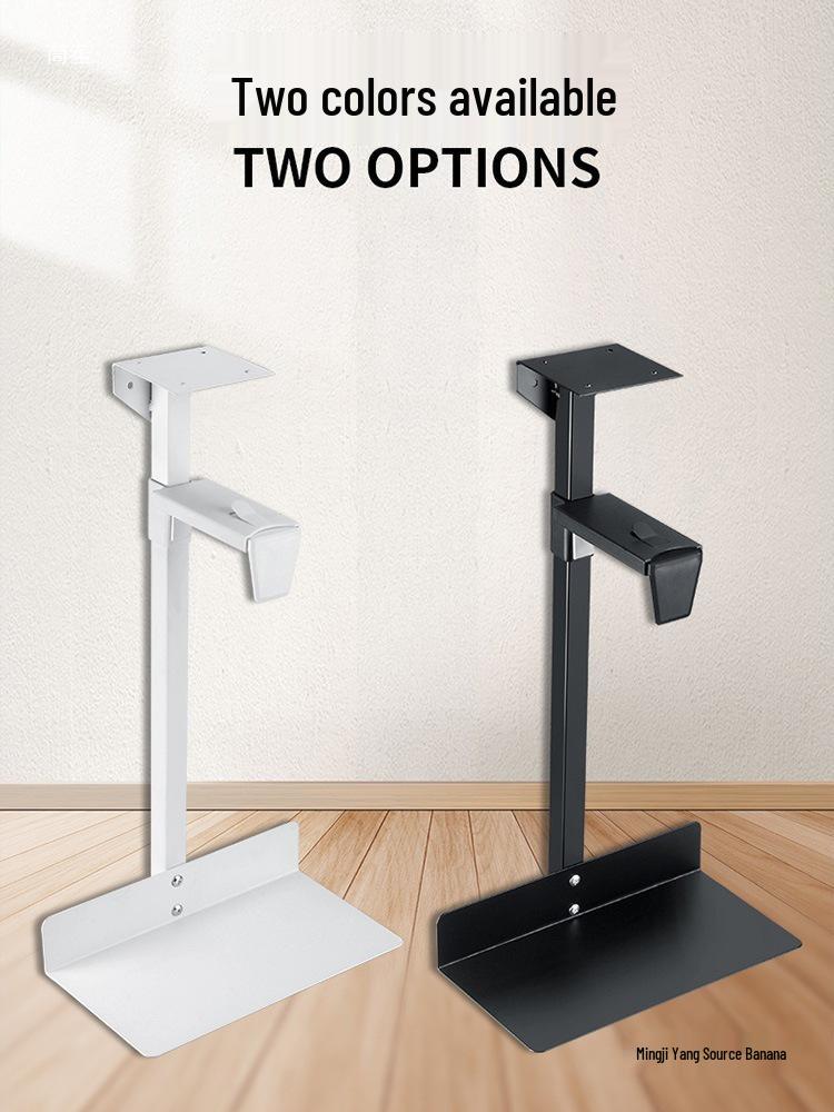 Under-Desk Hanging Computer Tower Stand and Riser Shelf White ABS Plastic
Under-Desk Hanging Computer Tower Stand and Riser Shelf White ABS Plastic