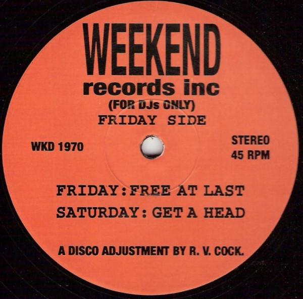 12-дюймовая пластинка R.V.COCK - Free At Last / Get A Head WKD1970 Weekend Records UK Танцевальная и электронная музыка Б/У
12-дюймовая пластинка R.V.COCK - Free At Last / Get A Head WKD1970 Weekend Records UK Танцевальная и электронная музыка Б/У