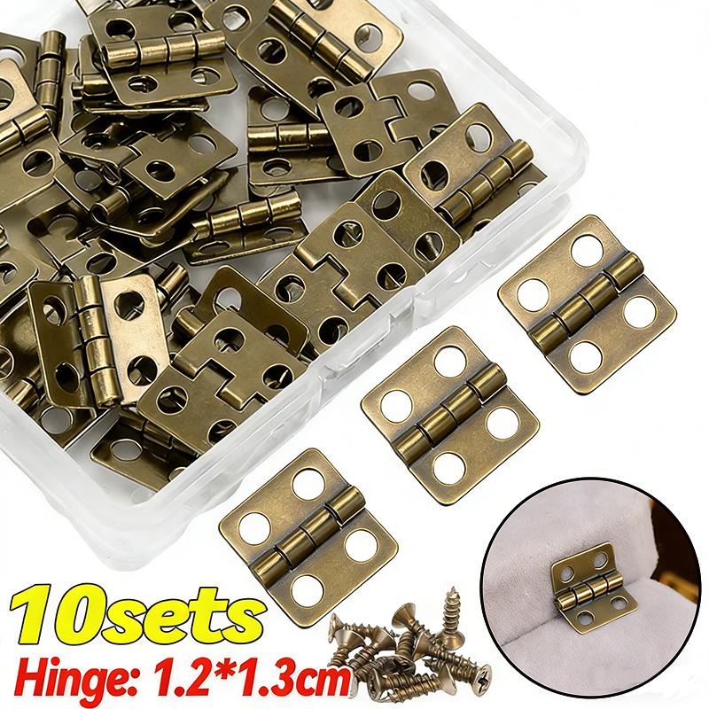 Mini Dollhouse Hinges 180 Degree Folding Hinge DIY Craft Wooden Jewelry Box Miniature Furniture Cabinet Closet Hinges with Screw
Mini Dollhouse Hinges 180 Degree Folding Hinge DIY Craft Wooden Jewelry Box Miniature Furniture Cabinet Closet Hinges with Screw