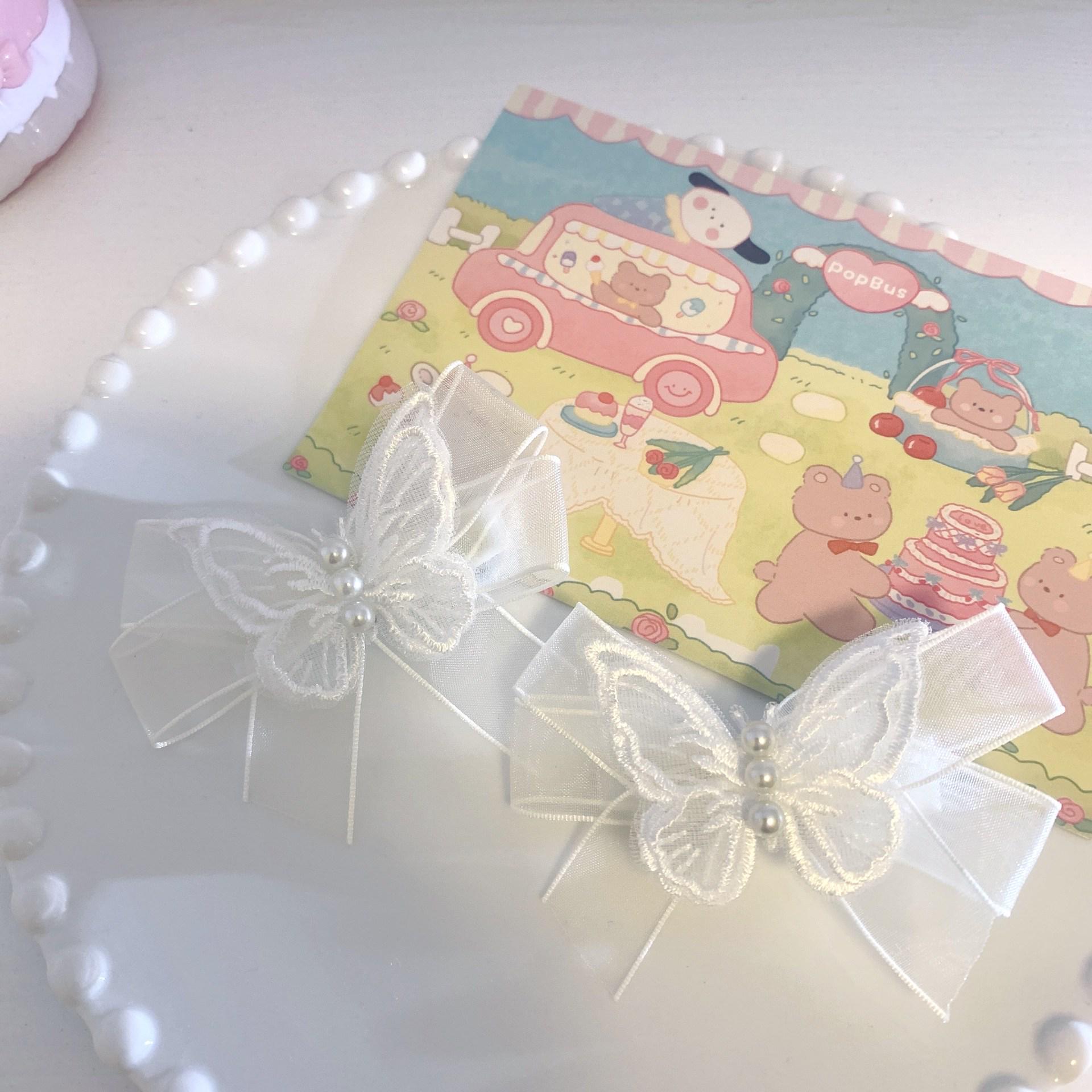 Французская белая тюль, вышитая жемчугом, заколка-бабочка для волос - милый боковой зажим для волос для девочки
Французская белая тюль, вышитая жемчугом, заколка-бабочка для волос - милый боковой зажим для волос для девочки