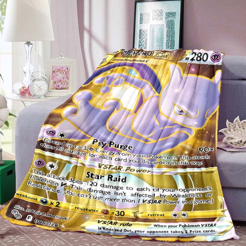 Cartoon Mewtwo Print Blanket, Warm and Cozy Flannel Blanket, Suitable for Bedrooms, Sofas, Beds, Chairs and Travel. 75x90cm
Cartoon Mewtwo Print Blanket, Warm and Cozy Flannel Blanket, Suitable for Bedrooms, Sofas, Beds, Chairs and Travel. 75x90cm