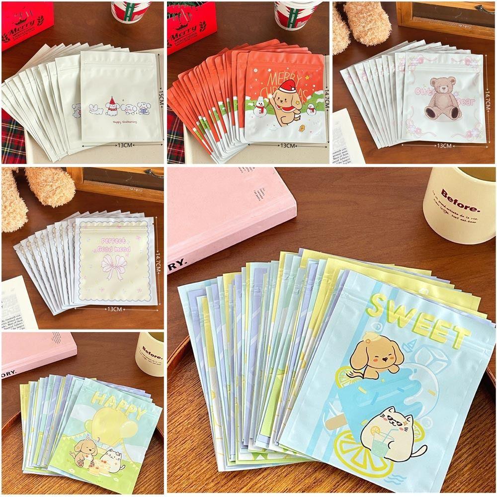 10Pcs Aluminum foil Zip-lock Bag Cute Cartoon Gift Bag Durable Packaging Bags Biscuit 20Pcs Style 1
10Pcs Aluminum foil Zip-lock Bag Cute Cartoon Gift Bag Durable Packaging Bags Biscuit 20Pcs Style 1