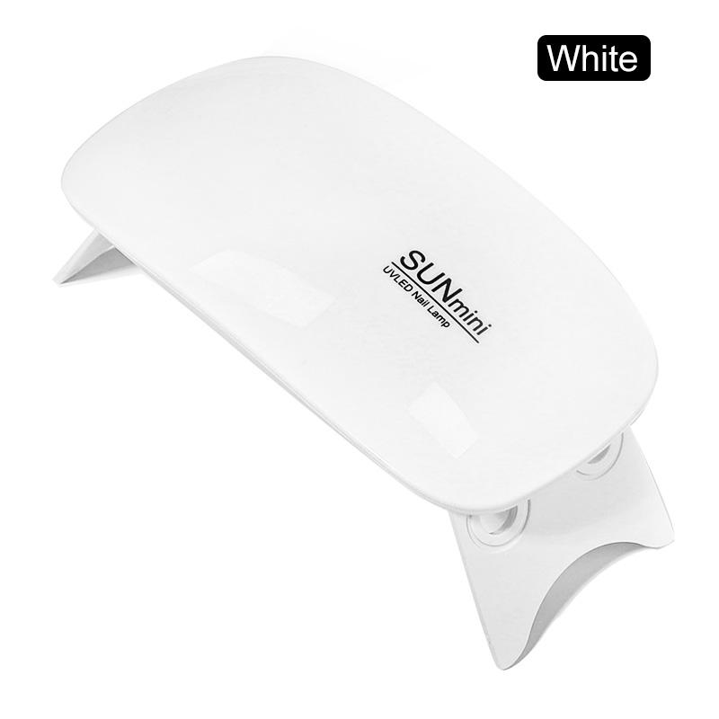 6W Mini Nail Drying Lamp Portable 6 LED UV Nail Art Lamp for Drying Polish Varnish Gel with USB Cord Home Nail Lamp Tool USB білий
6W Mini Nail Drying Lamp Portable 6 LED UV Nail Art Lamp for Drying Polish Varnish Gel with USB Cord Home Nail Lamp Tool USB білий