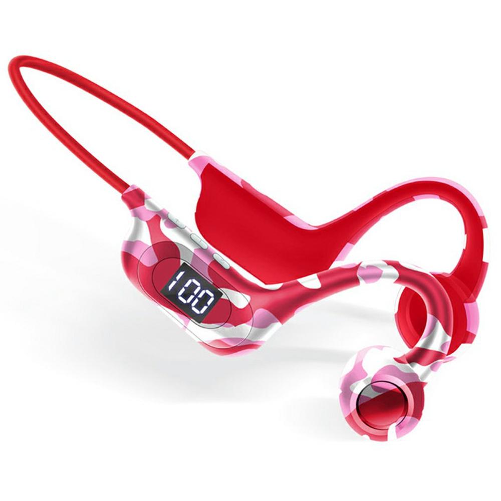 AKZ-G6 Bluetooth-compatible 5.3 Hi Fi Sound Earphones Open Ear Bone Conduction Headphones with LED Display Red
AKZ-G6 Bluetooth-compatible 5.3 Hi Fi Sound Earphones Open Ear Bone Conduction Headphones with LED Display Red