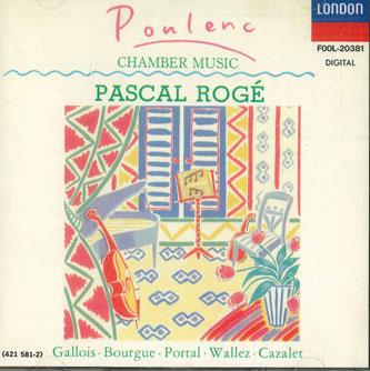 CD ROGE, GALLOIS, BOURGUE, PORTAL, WAL - Poulenc : Music For Piano And Wind F00L20381 LONDON Japan Classical Used
CD ROGE, GALLOIS, BOURGUE, PORTAL, WAL - Poulenc : Music For Piano And Wind F00L20381 LONDON Japan Classical Used