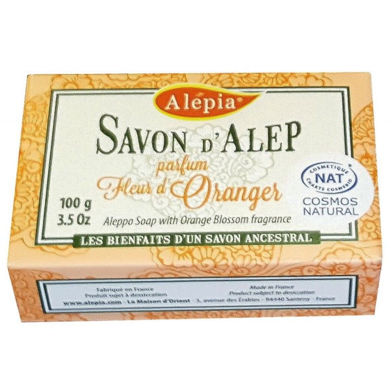 Natural Prestige Aleppo Soap with Orange Blossom
Natural Prestige Aleppo Soap with Orange Blossom