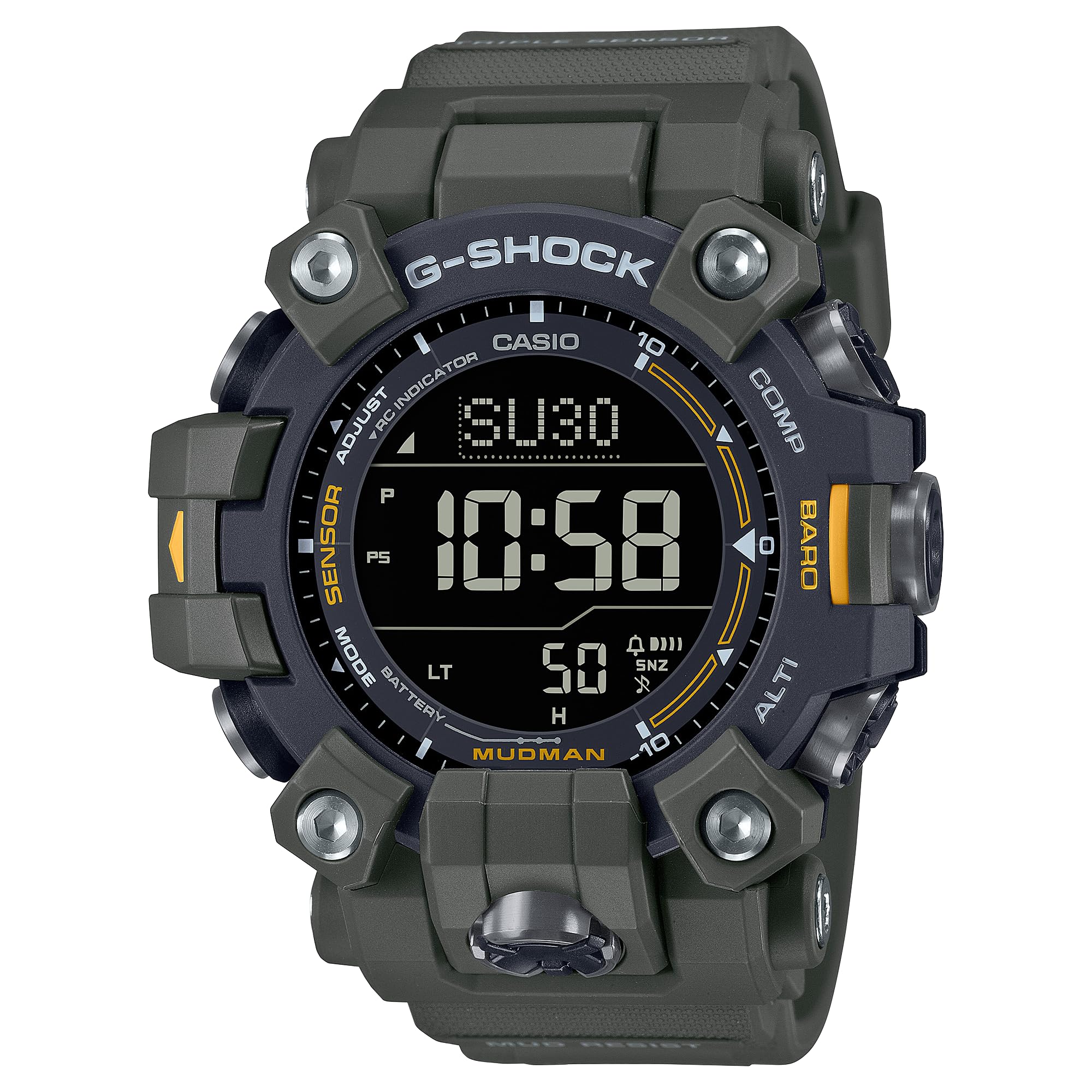 G-SHOCK G-Shock Master of G MUDMAN Casio CASIO Solar Radio Digital Watch Black Khaki Green GW-9500-3
G-SHOCK G-Shock Master of G MUDMAN Casio CASIO Solar Radio Digital Watch Black Khaki Green GW-9500-3