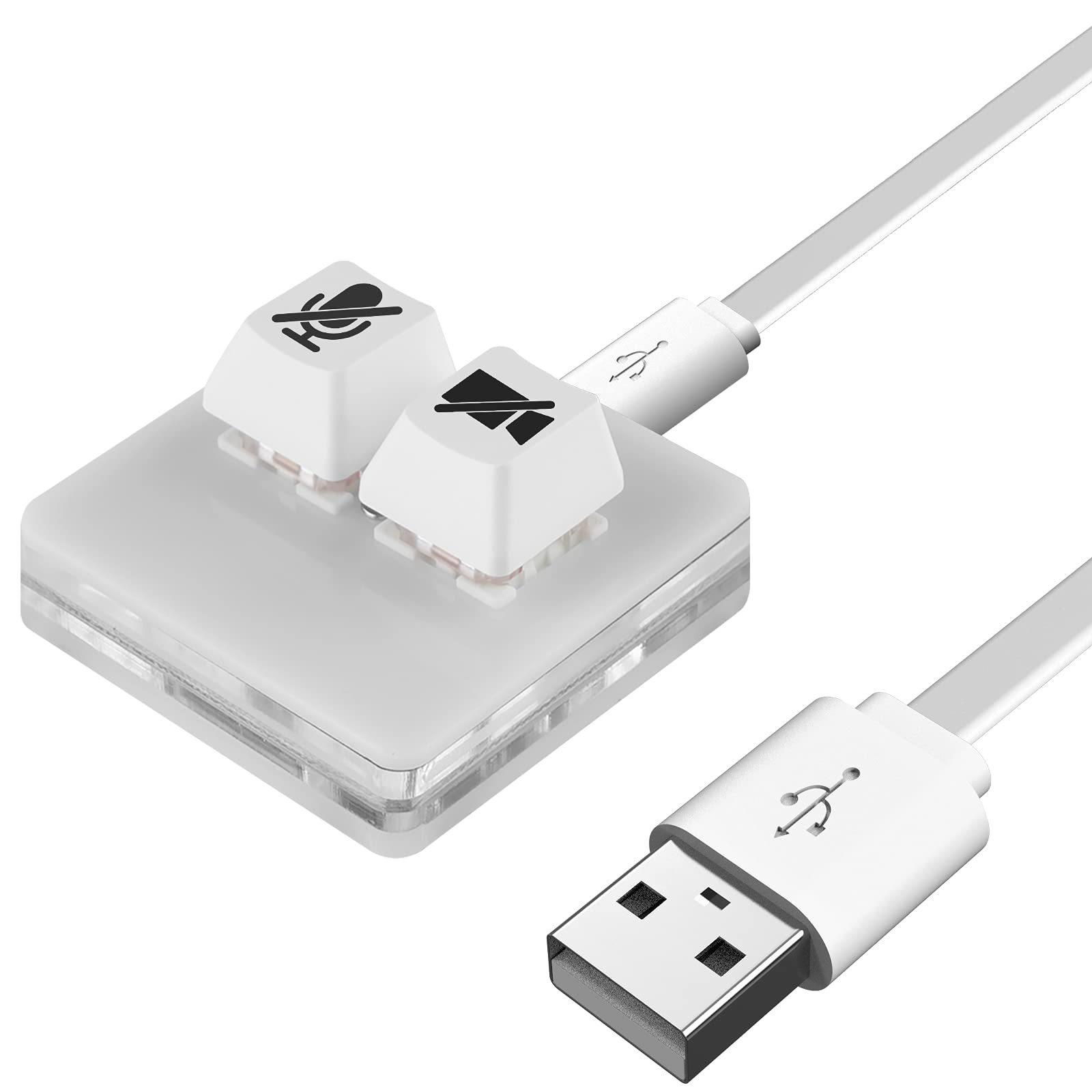 LinkIdea USB Zoom Meeting Mute Button Video Mic Audio Compatible with Windows Zoom App Plug and Play Keyboard Meeting Controller for Online білий
LinkIdea USB Zoom Meeting Mute Button Video Mic Audio Compatible with Windows Zoom App Plug and Play Keyboard Meeting Controller for Online білий