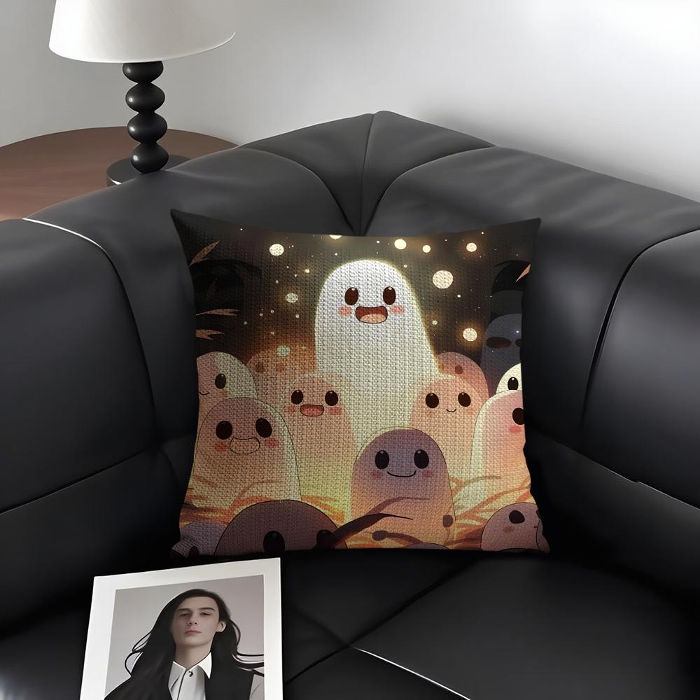 Ghost Cute Cushion Cover Natural Linen Organic Fabric DoubleSided Printing Sofa Home Decor Gift Pillow Case 30x30cm
Ghost Cute Cushion Cover Natural Linen Organic Fabric DoubleSided Printing Sofa Home Decor Gift Pillow Case 30x30cm