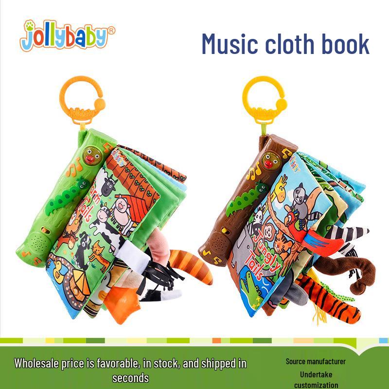 Jollybaby Музыкальная тканевая книга, устойчивая к разрывам, для детей 0-3 лет: Развивающая головоломка и игрушка с успокаивающими звуками
Jollybaby Музыкальная тканевая книга, устойчивая к разрывам, для детей 0-3 лет: Развивающая головоломка и игрушка с успокаивающими звуками